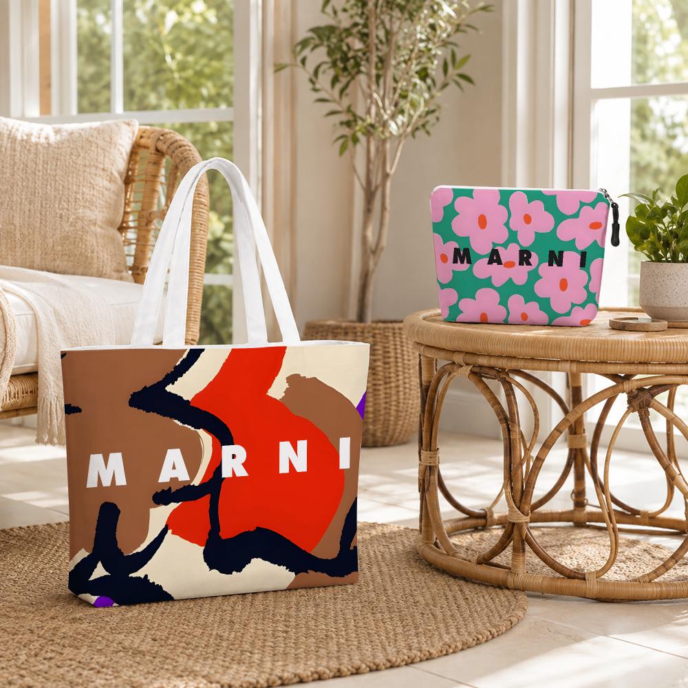 Luxury Bags Consignment - Luxury Fashion M-MARNI Storage Bags 2-Piece