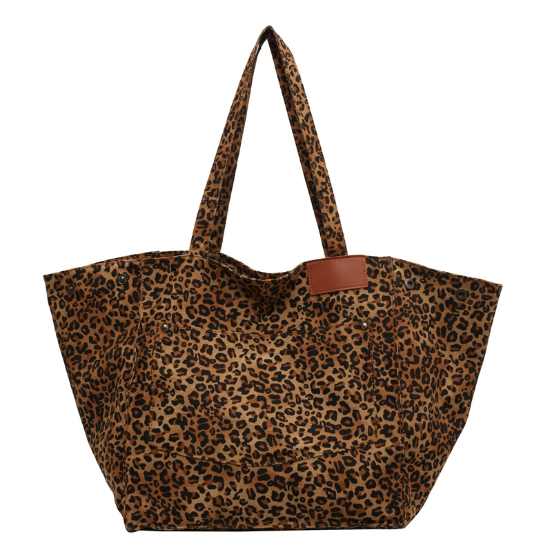 Leopard Pattern Tote Bag Vinta - огляд і ціна Canvas Tote Designer