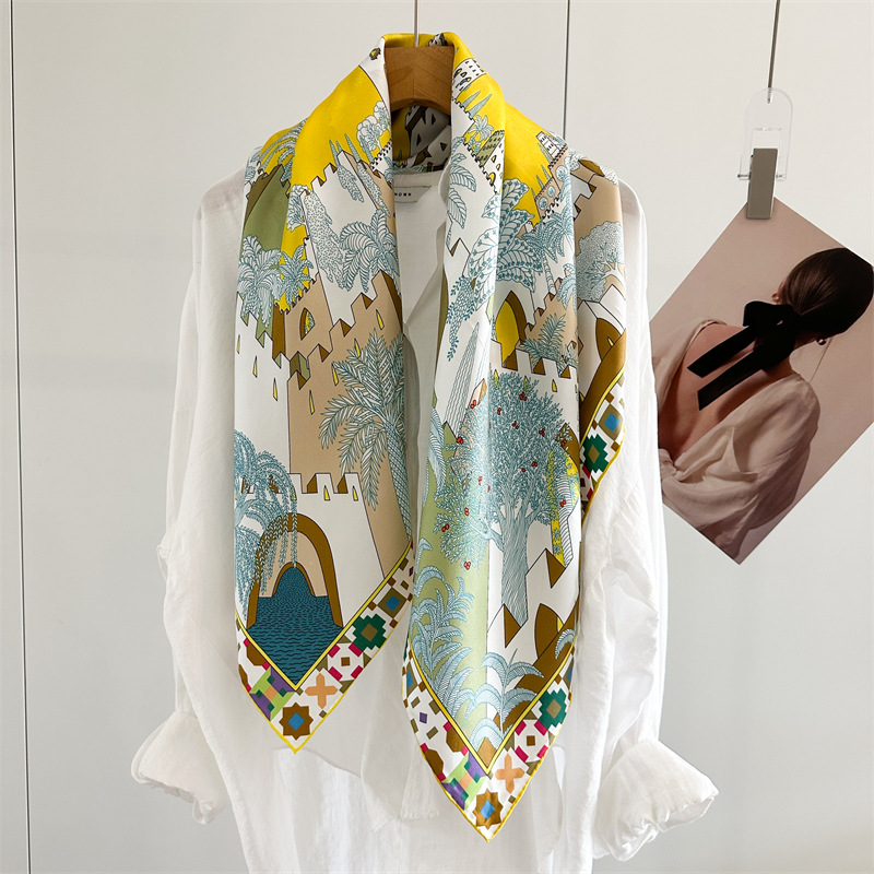 Square Silk Scarf 90CM Luxury  - огляд і ціна Luxury Bags Design