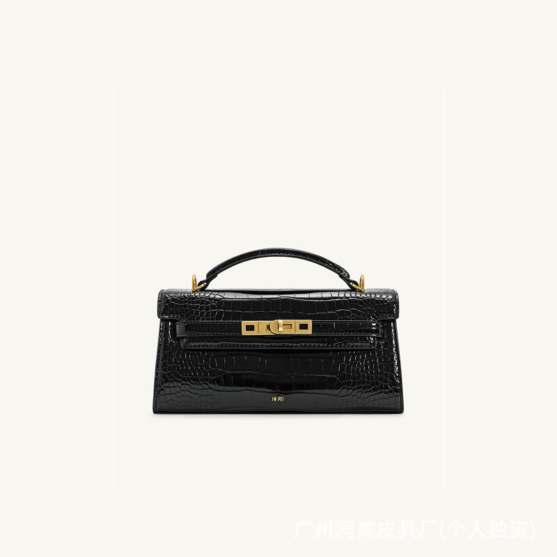 JW PEI Noor Women's Croc Embos - огляд і ціна Structured Handbag Top Handle