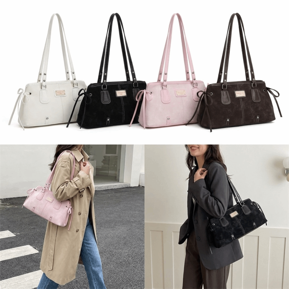 Minimalist Faux Leather Tote B - огляд і ціна Structured Handbag Top Handle