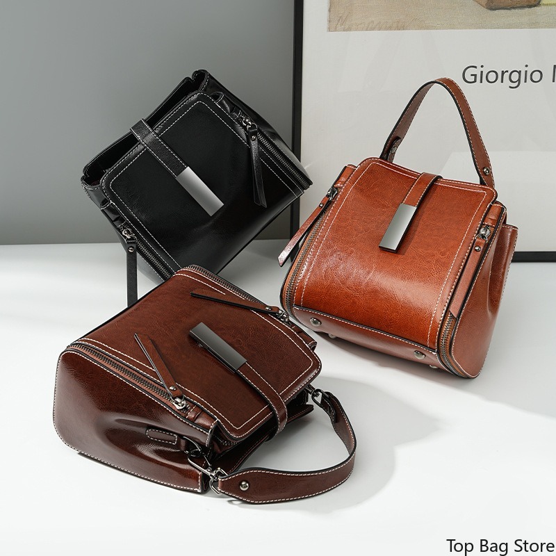 Genuine Leather Crossbody Bag  - огляд і ціна Quiet Luxury Bags Crossbody