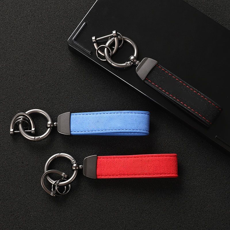 Suede Leather Car Keychain Hig - огляд і ціна Luxury Xmas Bags