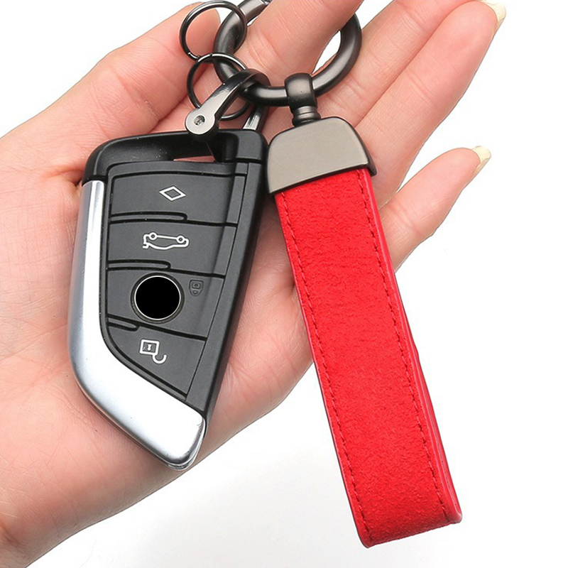 Suede Leather Car Keychain Hig - огляд і ціна Luxury Xmas Bags