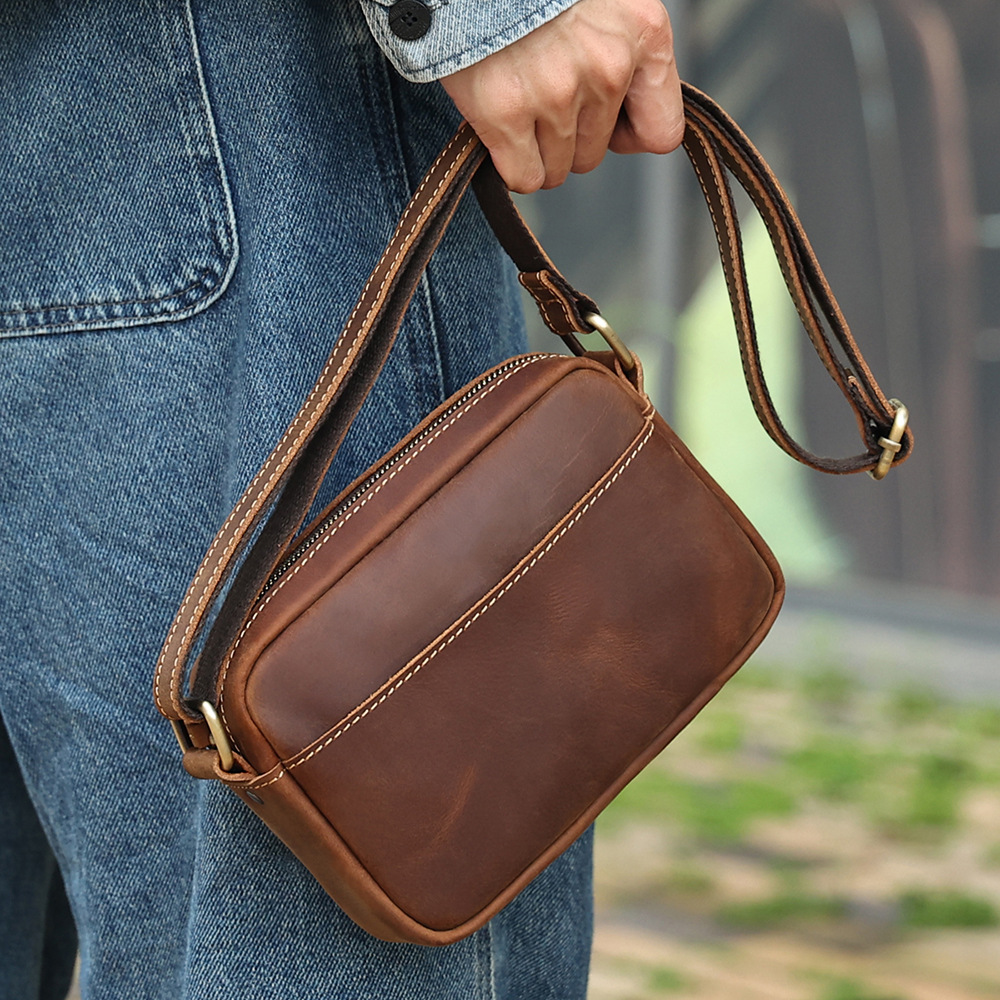 Luxury Genuine Cowhide Messeng - огляд і ціна Luxury Bags For Men