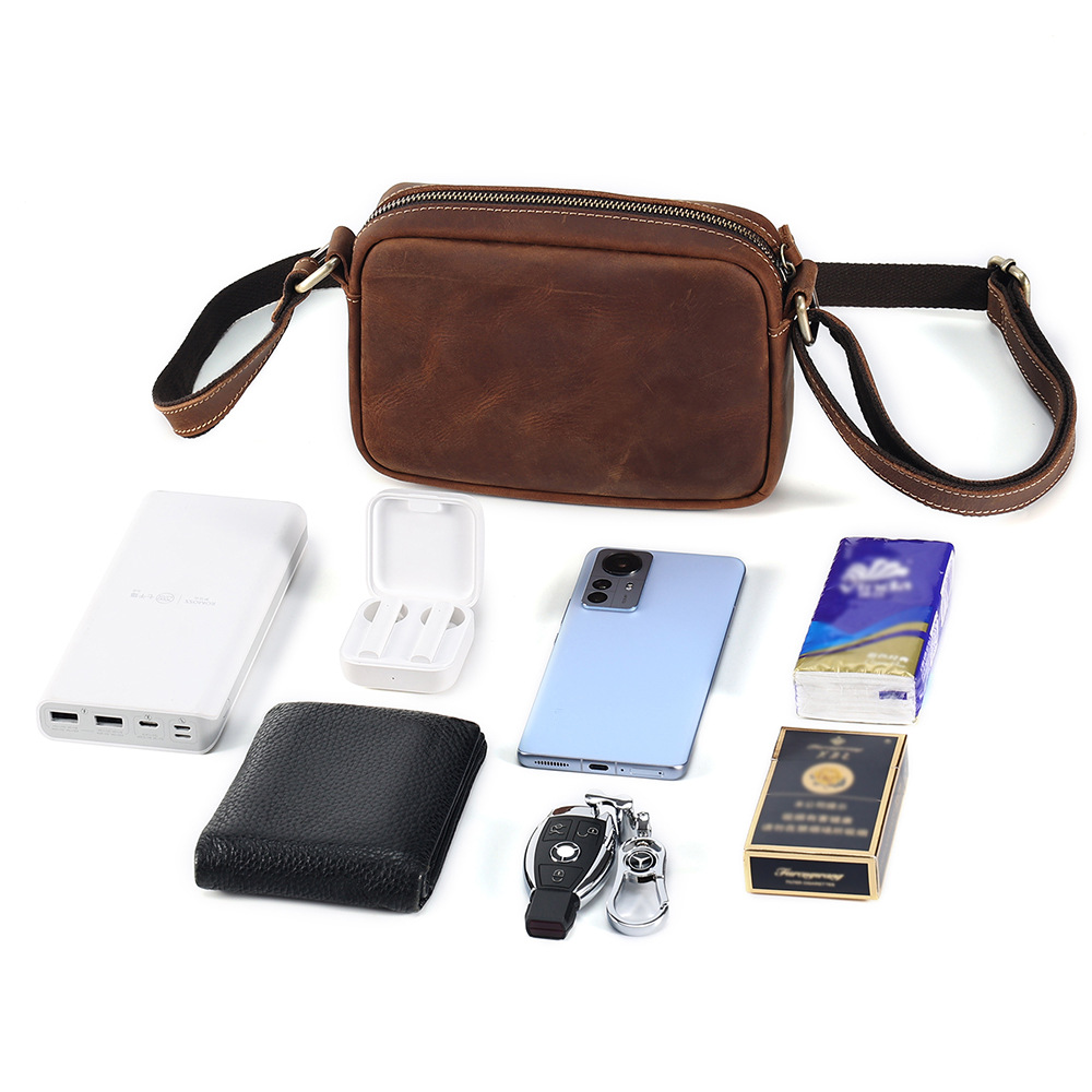 Luxury Genuine Cowhide Messeng - огляд і ціна Luxury Bags For Men