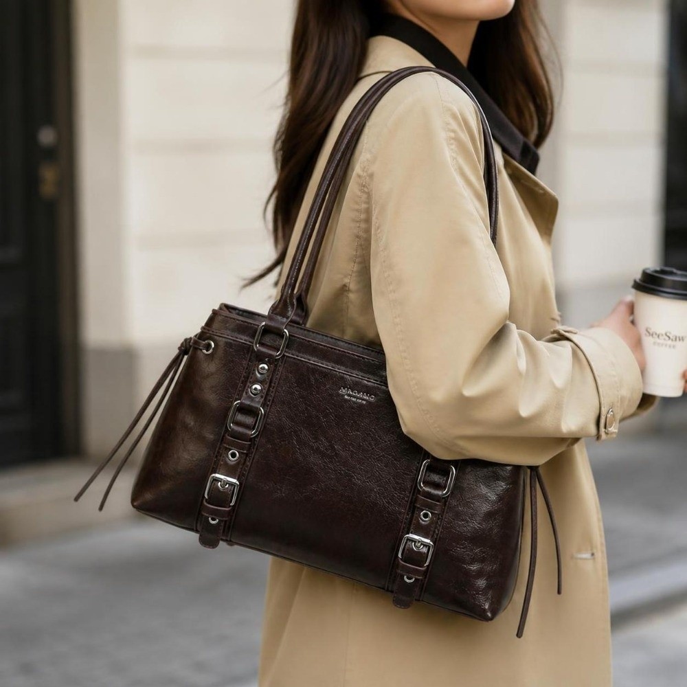 Durable Structured Shape Women - огляд і ціна Structured Handbag Top Handle