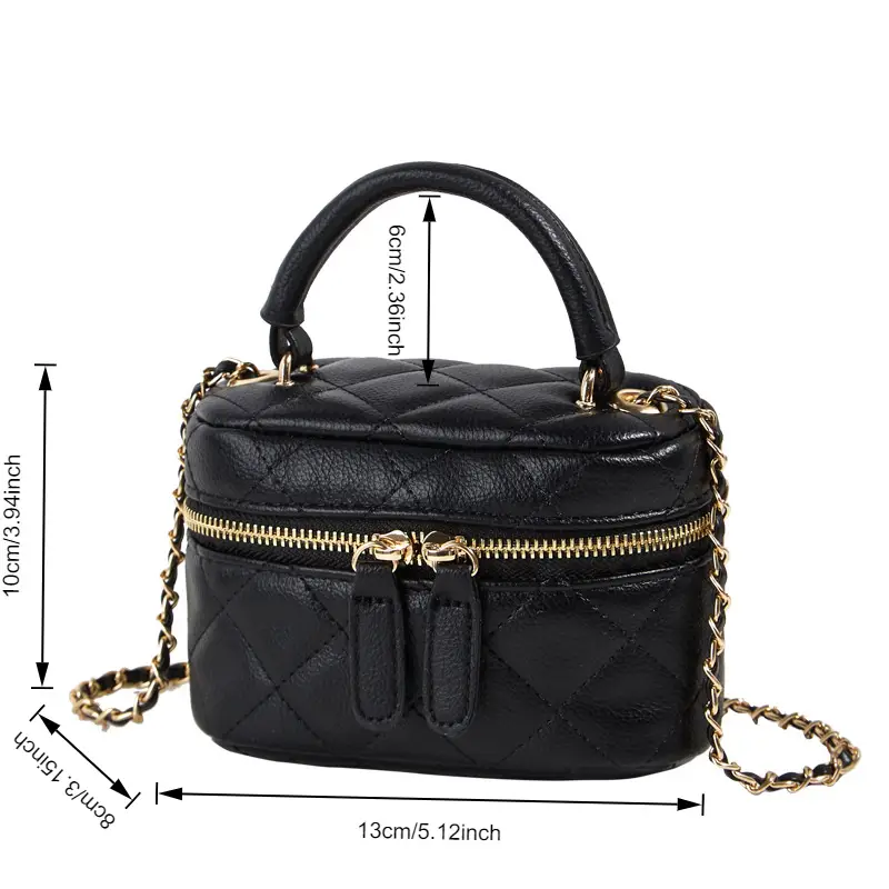 Women’s PU Leather Handbag, St - огляд і ціна Structured Handbag Top Handle