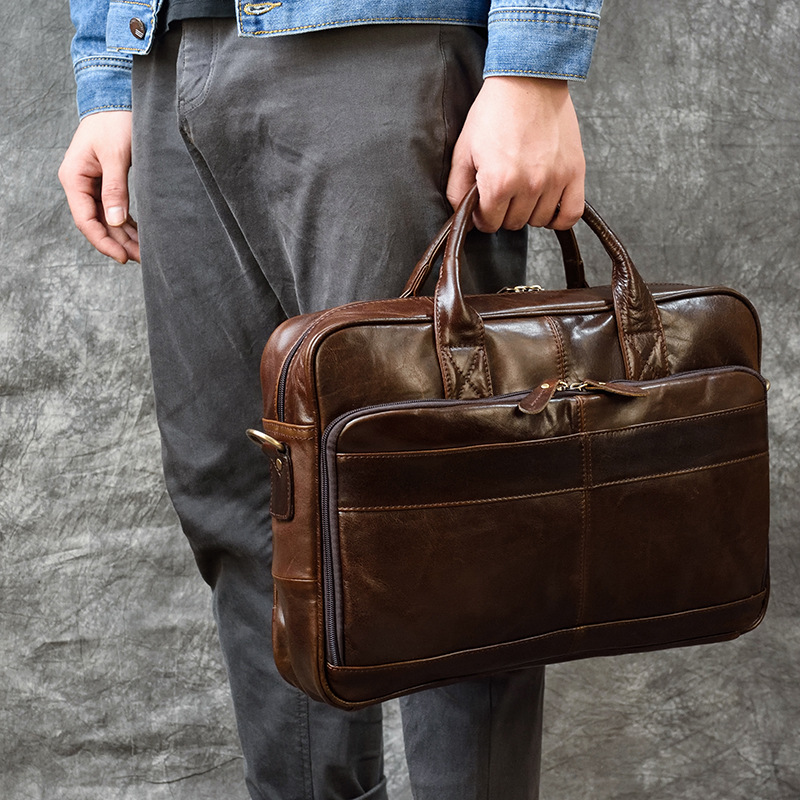 Luxury Genuine Leather Handbag - огляд і ціна Luxury Bags For Men