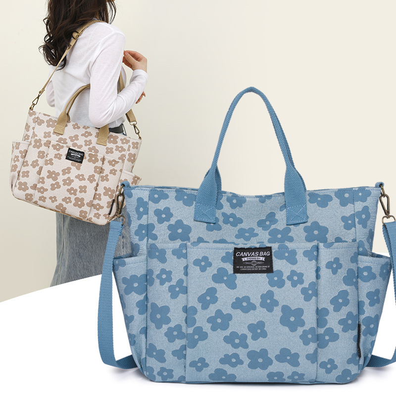 Classic Floral Canvas Tote Bag - огляд і ціна Canvas Tote Designer