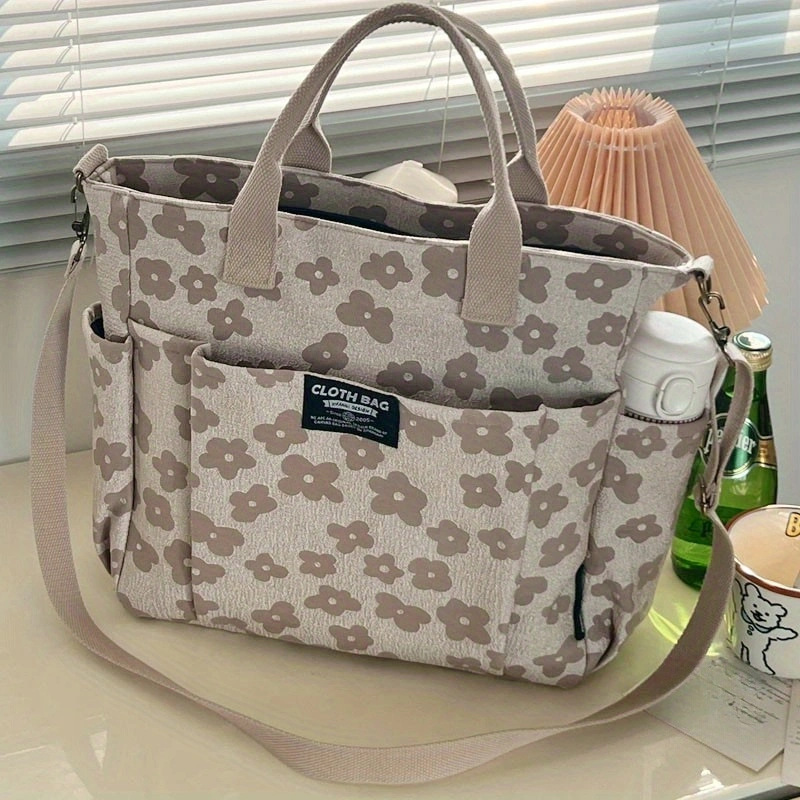Classic Floral Canvas Tote Bag - огляд і ціна Canvas Tote Designer