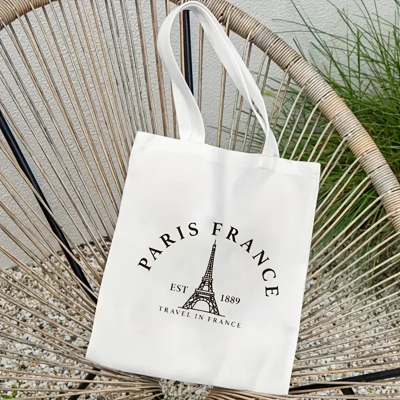 Paris Travel Tote Bag for Wome - огляд і ціна Canvas Tote Designer