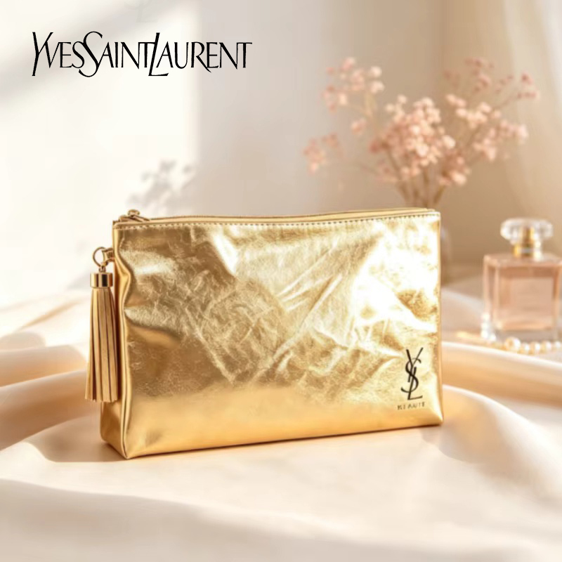 YSL Golden Cosmetic Bag, Porta - огляд і ціна Luxury Bags Consignment