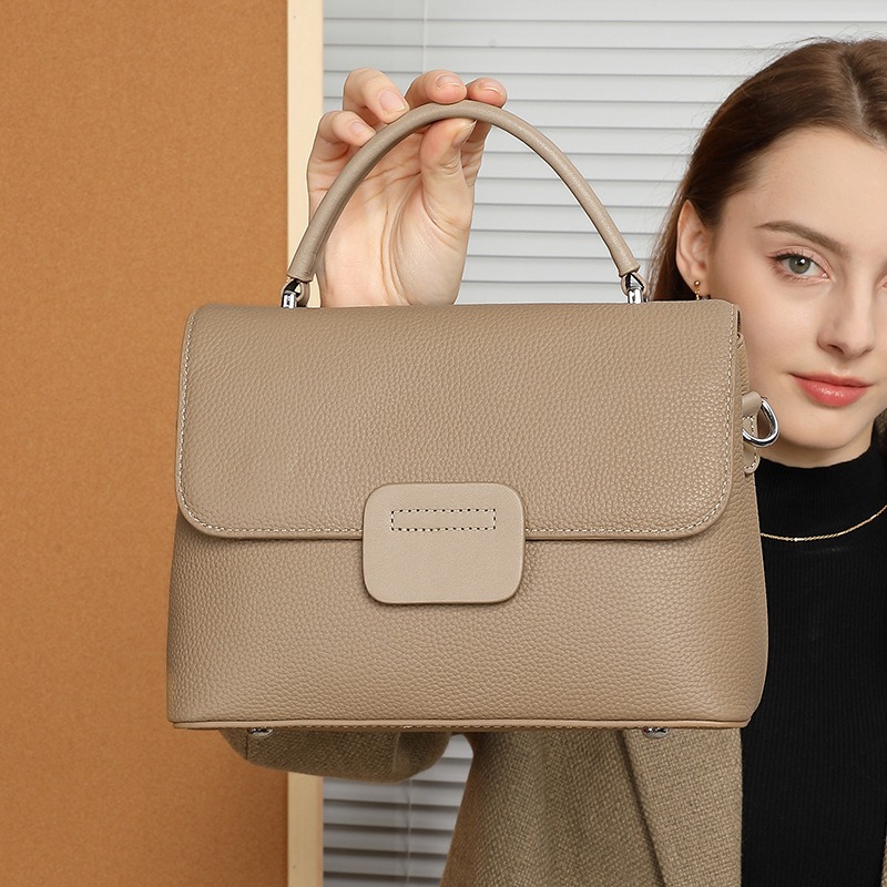 Genuine Leather Shoulder Bag f - огляд і ціна Quiet Luxury Bags Crossbody