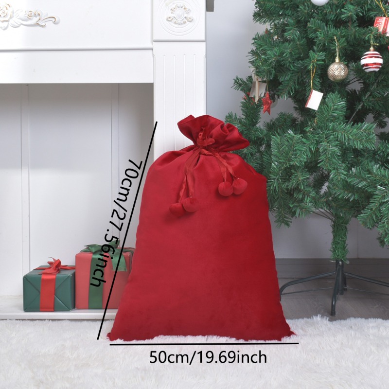 Large Christmas Santa Sack Fla - огляд і ціна Luxury Xmas Bags