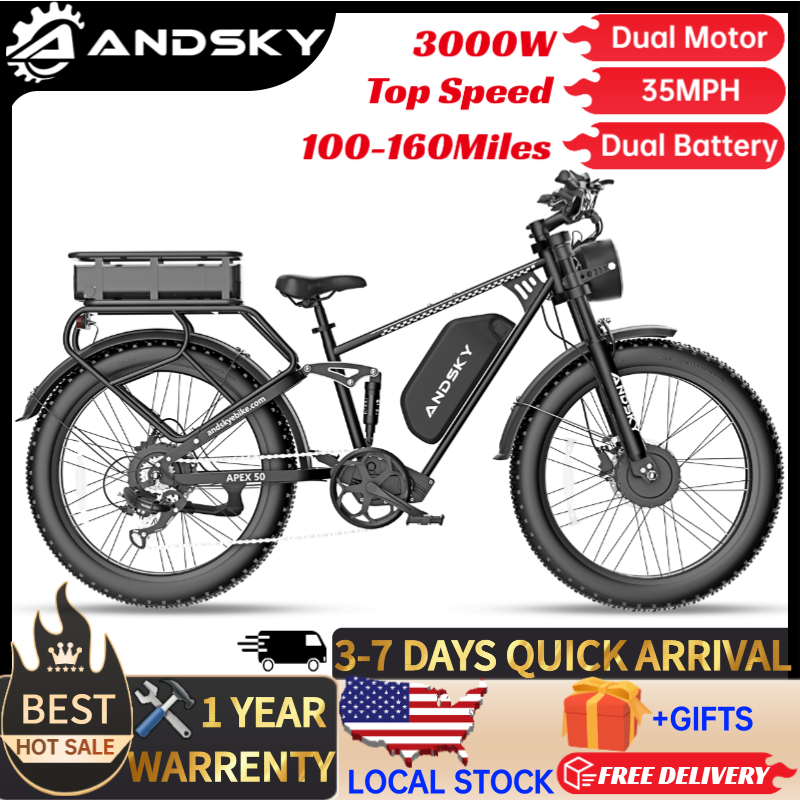 ANDSKY Apex50 AWD Electric Bik - огляд і ціна Luxury Bags Levels