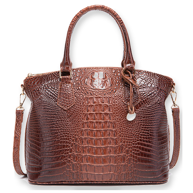 Women's Vintage Crocodile Patt - огляд і ціна Structured Handbag Top Handle
